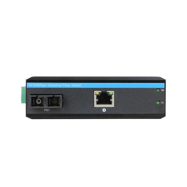 10/100M Быстрый преобразователь медиа Ethernet Industrial PoE 15.4W 30W Unmanaged CE DIN Rail