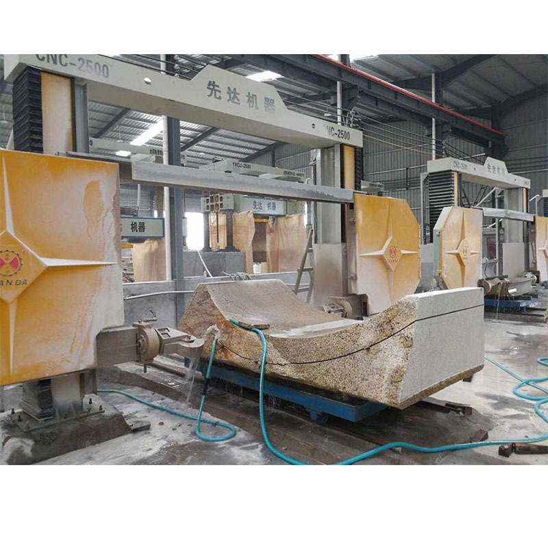Heavy Duty CNC Diamond Wire Saw Machine for Large Stone Block Profiling and Special Shape Cutting