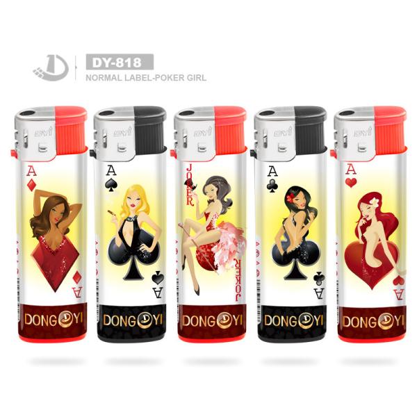 US 0.001/Piece Custom Cogo Disposable Electronic Cigarette Gas Lighter 7.84*2.29*1.1cm