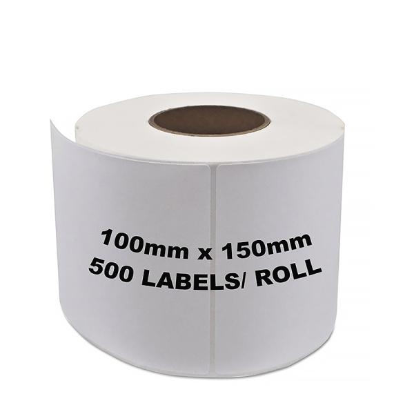 Autocollant thermique en blanc 100 mm*50 mm rouleau d'autocollant thermique papier thermique haut
