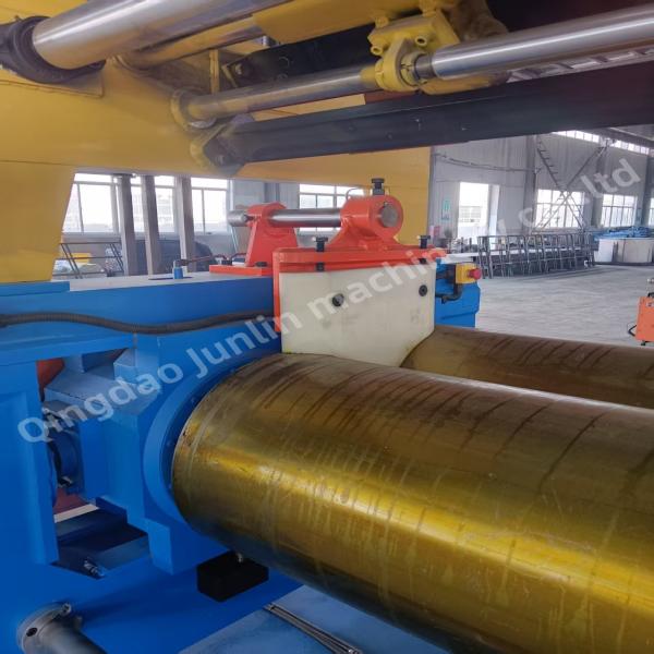 Deux rouleaux de caoutchouc de mélange de moulin de protection / caoutchouc de nylon de baffle pour la fuite de matériau