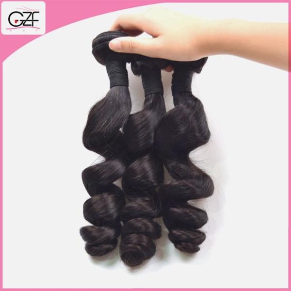26 inch Virgin Hair The Usa Hair Extensions Natural Color Loose Wavy Brazilian Virgin Hair