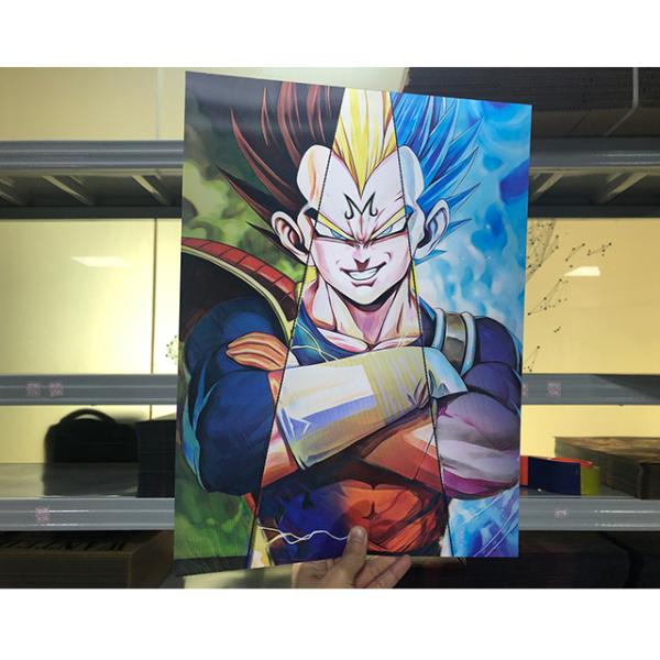 Не токсический линзовидный плакат 3D печатая картину искусства стены Goku