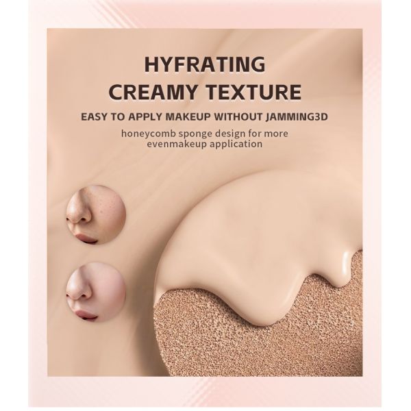 Private Label Organic Natural 24H Long Lasting Waterproof Concealer BB Cream Foundation Air Cushion Foundation