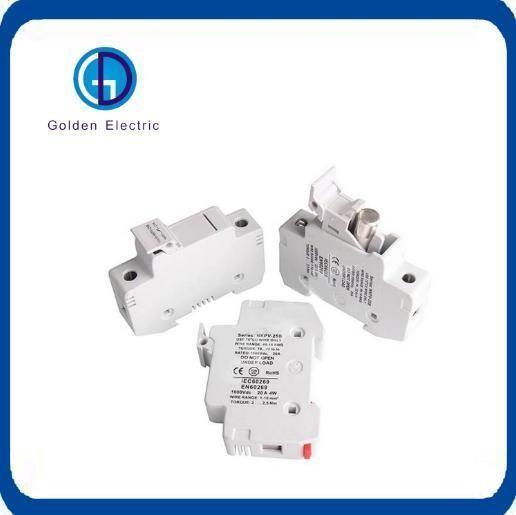 Fusível solar fotovoltaico cerâmico cilíndrico AC 30A 60A 440VAC com IEC60269-1 e corpo cerâmico