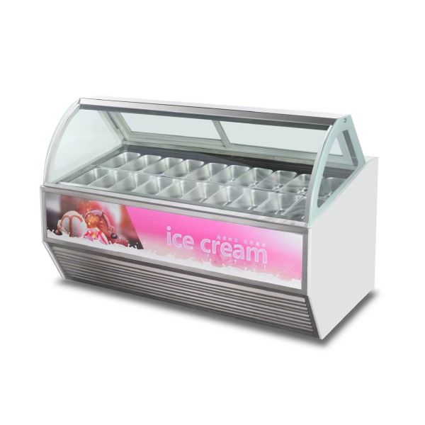 Gelato Ice Cream Display Freezer