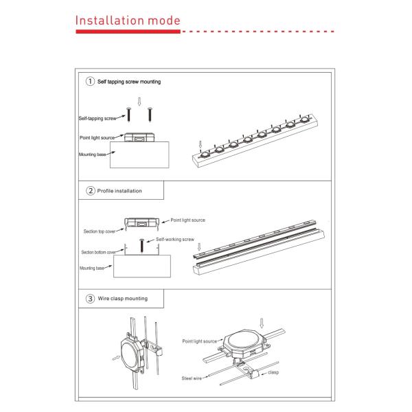Наружные светодиодные точечные огни водонепроницаемые и огнезащитные IP68 SPI Управляемые 12В