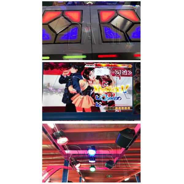 Plastic 400W Pump It Up Arcade Dance Machine Coin Acceptor