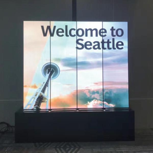 Умный дисплей плаката СИД P1.9, портативная коммерчески толщина экрана 2.5cm СИД