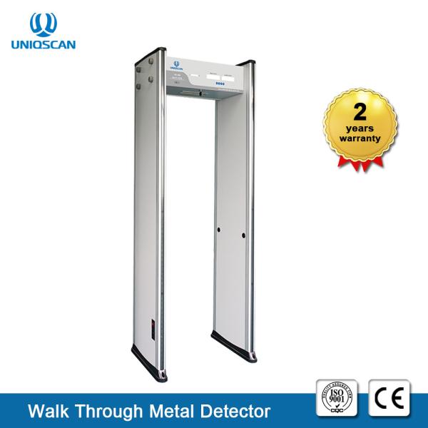Caminhada através do equipamento das zonas Ub500 Secuity da porta 6 do detector de metais do quadro de porta