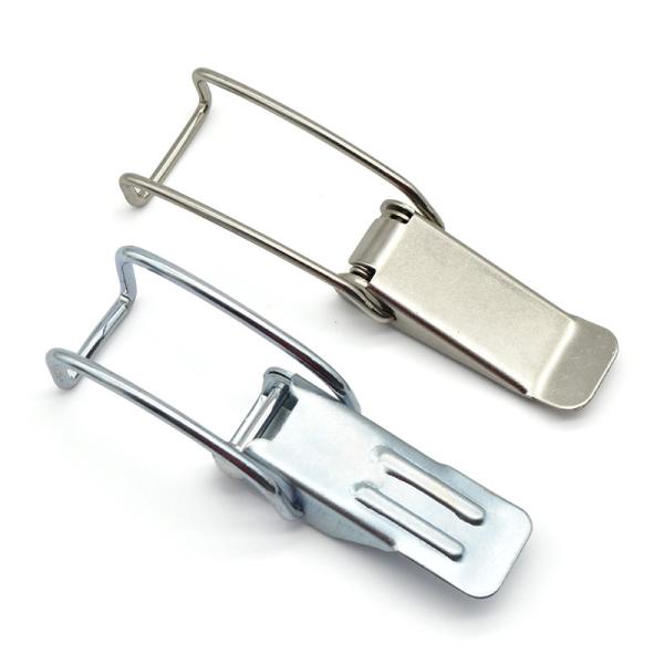 Stainless Steel Lockable Draw Latch Carbon Steel Suitcase Hasp Light Box Door Buckle