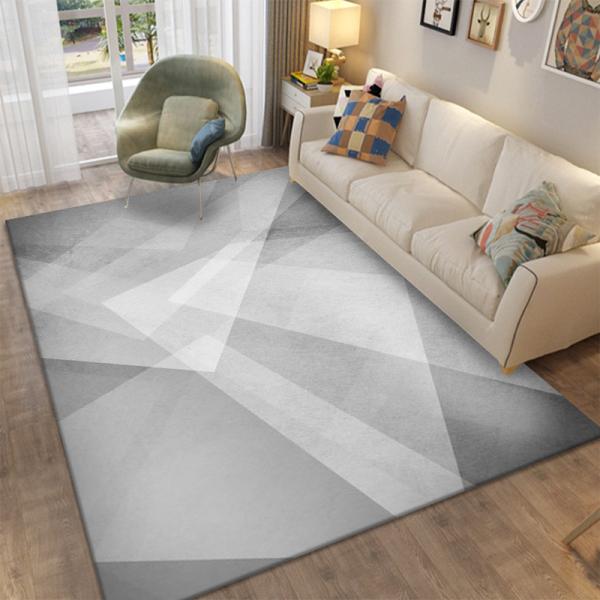 Geometric Bedroom Floor Carpets 60*90cm 80*120cm Living Room Rug Anti Slip