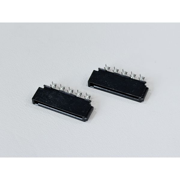 High-Reliability SATA 15Pin 180° Wire Crimp Female Connector 1.27mm Pitch | Electrical Signal & Power Terminal Connector for Server, Storage, Automotive Wire Cable Transmission
