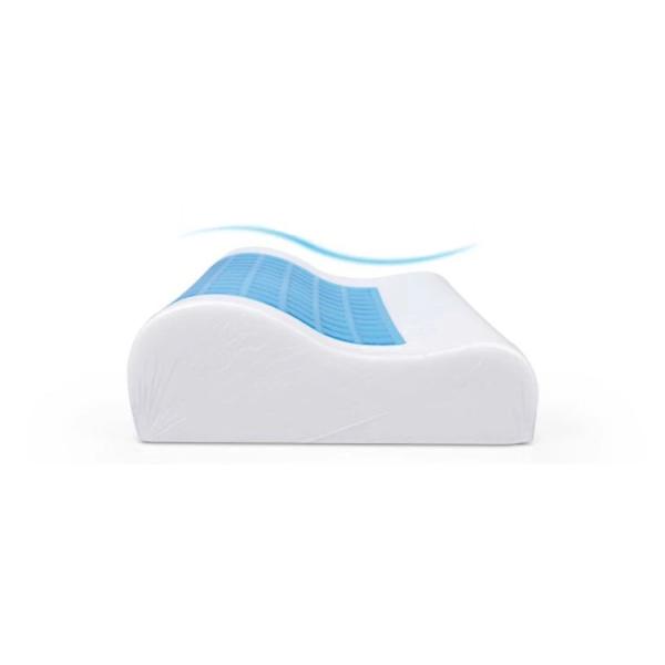 PU neck support memory foam Cooling Gel Pillow head rest sleeping