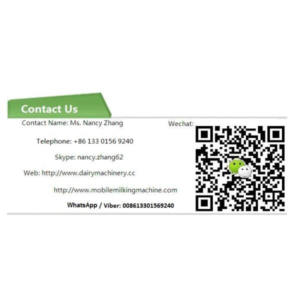 Dairy Cow Farm Milk Cooler Tank CE Certificate With 6000L Capacity