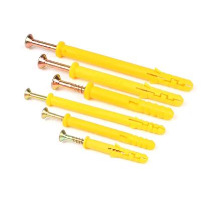 Load Capacity Polypropylene Expanding Wall Anchors With Mating Nail Brick Expansion Anchors