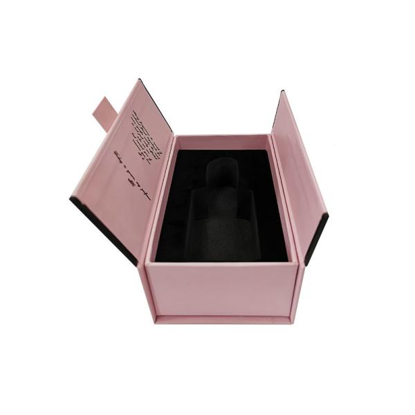 PMS Magnetic Closure Gift Perfume Packaging Box With Ribbon OEM ODM