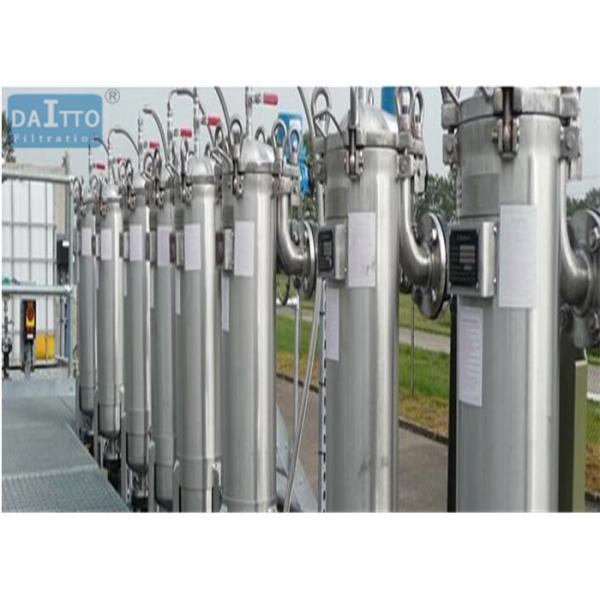 Cartridge Liquid Industrial Filter Housing With Stainless Steel 304 316L