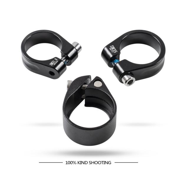 Чернота сплава алюминия T6 струбцины 7075 места велосипеда дороги горы