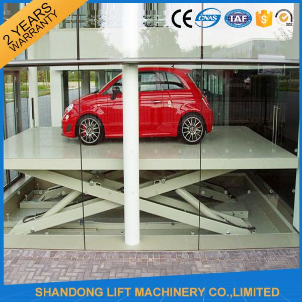 3 m 2 ton Mid Rise Stationary Hydraulic Scissor Lift with 220V / 380V Power Optional