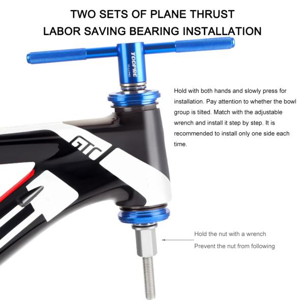 Toopre MTB Bike Headset Installation Removal Tools for Bottom Bracket Bearing Press-In