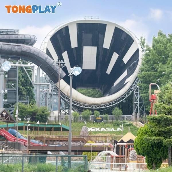 Swimming Pool Water Play Game Equipment Slide Water Playground Fiberglass Skin Raft Slides for Adults Children for Sale