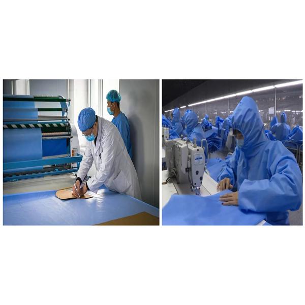 Земледелие конструкции Pp не сплетенное питаясь устранимый Coverall Breathable серый цвет