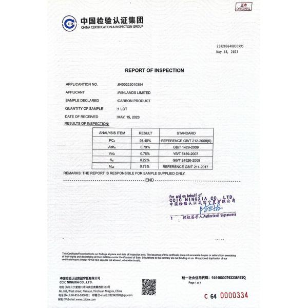 Winlands limited Certifications