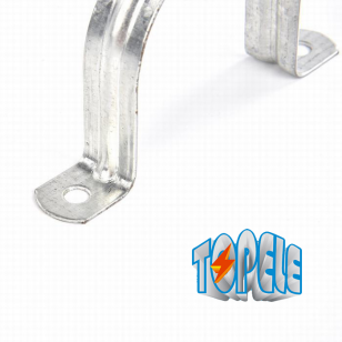 Electro galvanized Steel UL 2 Hole Conduit Clamp