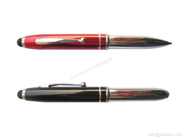 light metal pen,promotional gift led light metal pen,advertising light pen