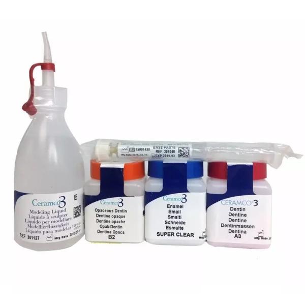 Porcelain Powder Dental Lab Tools 100% Original Ceramco 3 Denture Material For Metal