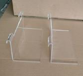 AT-0190 Acrylic Small Shelf,Mini Floating Wall Shelf,Wall Mounted Storage Shelf,for Pop Figures,Plant,Picture Photo Modern Wall for Office Bedroom Living Room,Clear