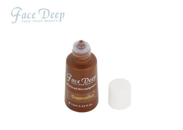 Permanent Makeup Ink Eyebrow Tattoo Ink 12ML Cappuccino , Semi Permanent Eyeliner