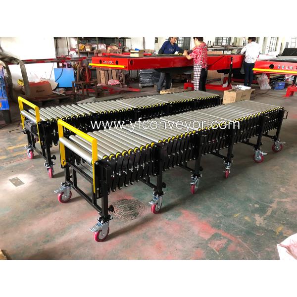 Heavy Duty Flexible Gravity Roller Conveyor for warehouse