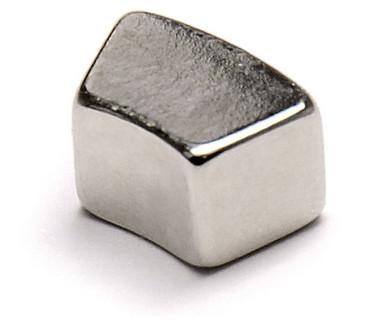 Custom Arc Shaped Magnets Silver Coating For Office Craft Science Project