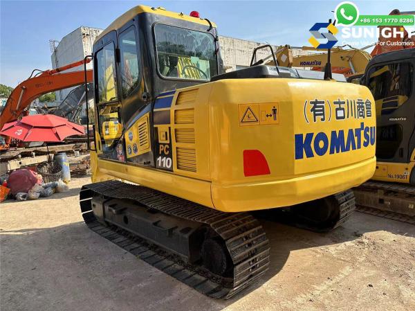 Excavatrice d'occasion de haute qualité Originale japonaise Komatsu Mini Excavatrice PC110 11Ton Petite excavatrice d'occasion à vendre