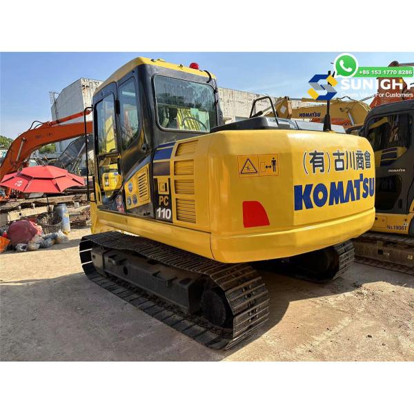 Excavatrice d'occasion de haute qualité Originale japonaise Komatsu Mini Excavatrice PC110 11Ton Petite excavatrice d'occasion à vendre