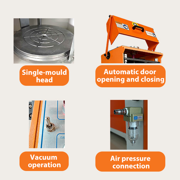 Semi-Automatic Equipment Jewelry Rotary Casting Machine Zinc Lead Tin Alloy Ring Chain