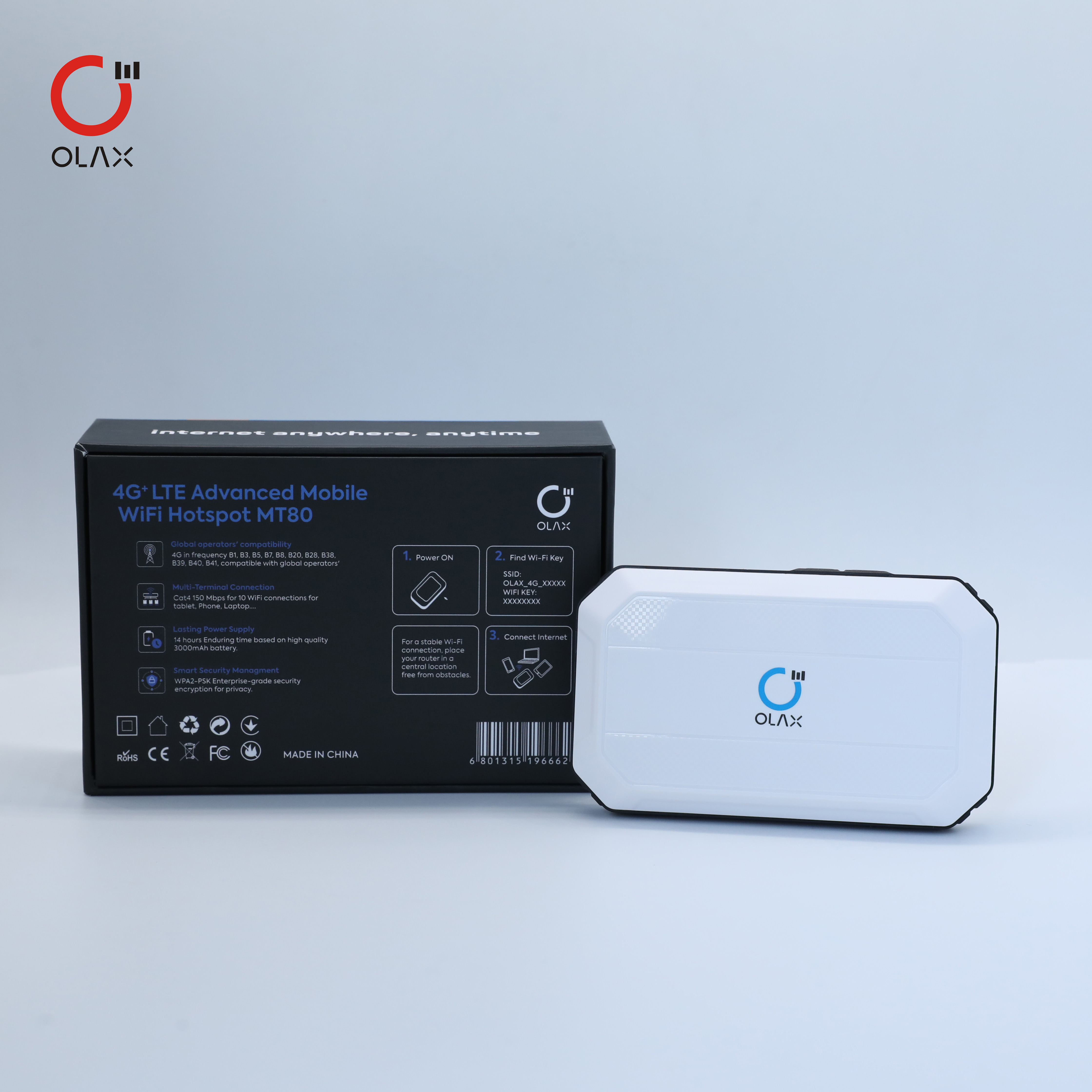 MT80 WIFI6 4G LTE Мобильный беспроводный горячий точек маршрутизатор 150mbps карманные модем wifi