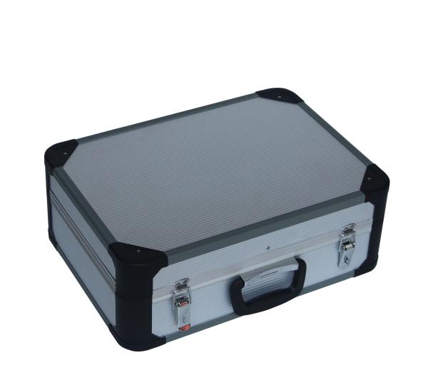 Doutor de alumínio Carrying Case da caixa de prata e preta dos primeiros socorros do alumínio
