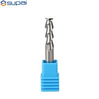 Herramientas de torno CNC de carburo de tungsteno de alta precisión 3C 45HRC 55HRC 3 flautas pulidas