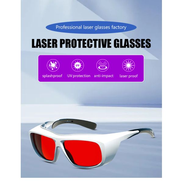 CO2 200nm-2000nm CE EN207 Fiber Cutting Welding Goggles Eye Protection Protective Ipl Hair Removal Goggle Laser Safety Glasses