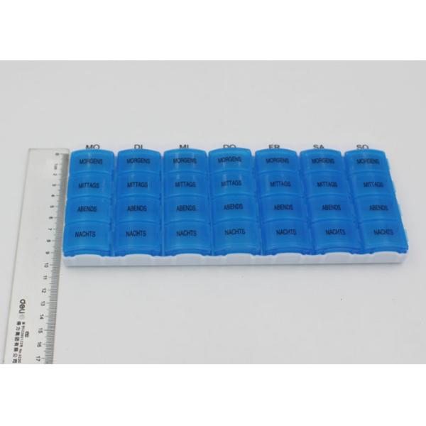 Compartment Storage Plastic Pill Box Monthly Pill Organizer For Elderly