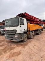 170m3/h Caminhão de bomba de concreto usado montado Sany Benz Chassis 56 metros SYM5445THB 560C-8A