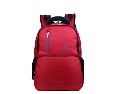 Multifunctional Urban Business Laptop Backpack Red Color For 16 Inch Laptop