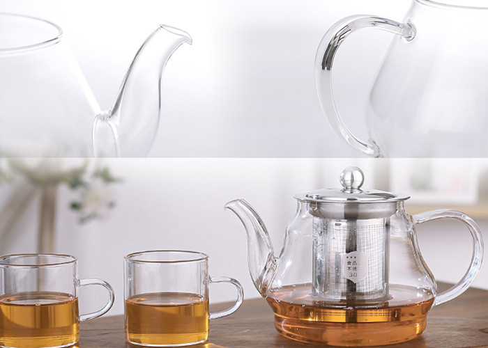 Чайник термостойкого стекла Handblown/стеклянный чайник свободных лист