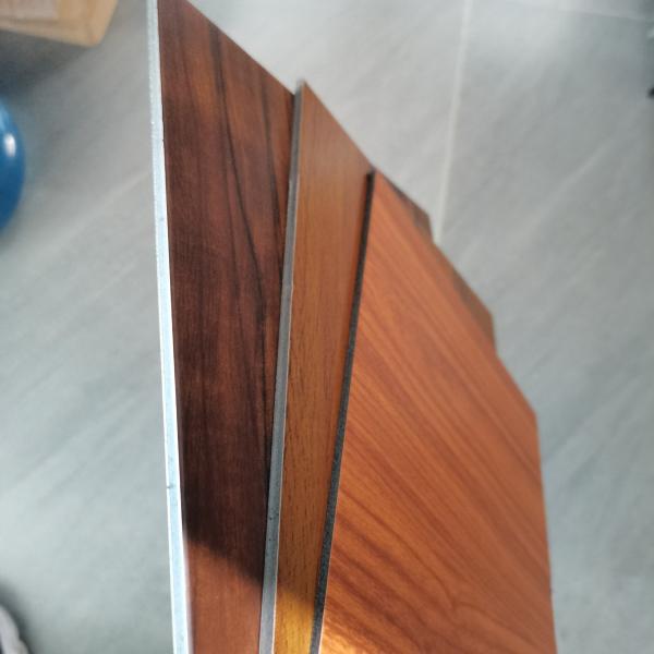 8mm Thickness Wooden Aluminum Composite Panel For Curtain Wall