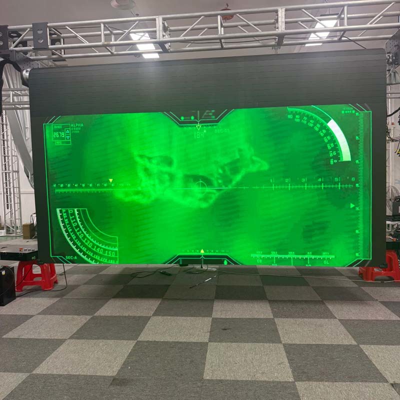 P1.25mm Flexible LED Roll-Up Display Panel 17mm Ultra Thin 2000kg Load Capacity Curtain Screen