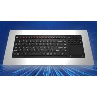 IP65 Panelmount Stainless Steel Metal Silicone Industrial Medical Keyboard With Touchpad