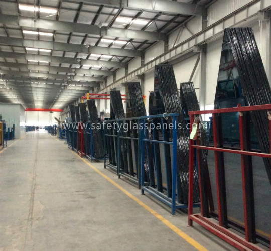 Flat 10mm 12mm Silkscreen Printed Glass Safety For Houses And Schools